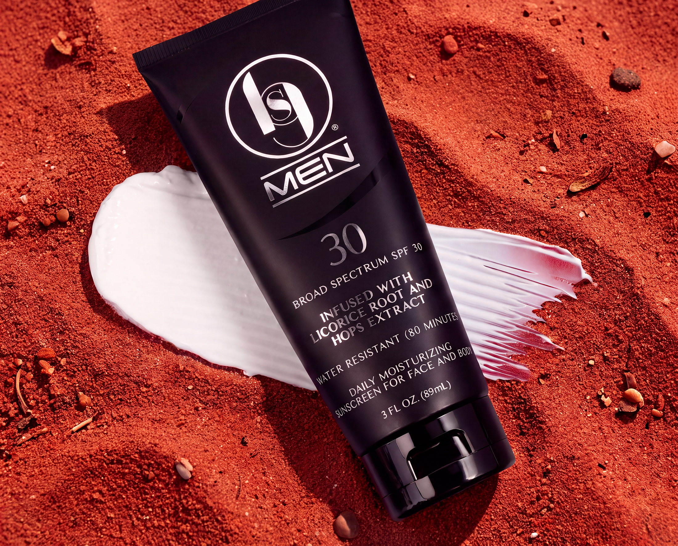 Black Girl Sunscreen men's product packaging